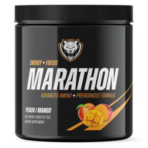 Thực phẩm chức năng 6AM Run Marathon Advanced Amino + Preworkout Formula Peach Mango 12.7 oz (360 g) 745558343475