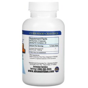 Thực phẩm bổ sung Absolute Nutrition Absolutely Full Appetite Suppressant 60 Capsules 708235089219