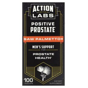Thực phẩm chức năng Action Labs Positive Prostate Saw Palmetto Men's Support 100 VegCaps 047868488809