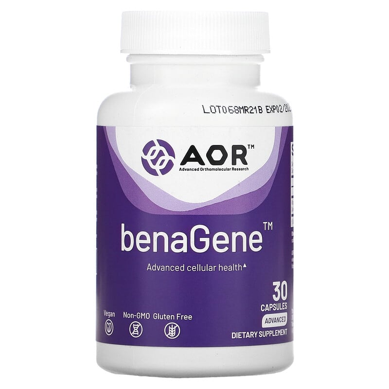 Advanced Orthomolecular Research AOR BenaGene 30 Capsules 8 Thực phẩm chức năng Advanced Orthomolecular Research AOR BenaGene 30 Capsules 624917081381