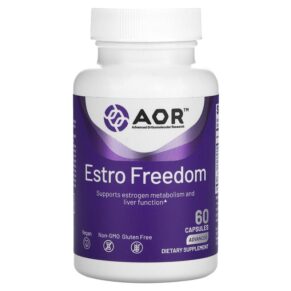 Thực phẩm chức năng Advanced Orthomolecular Research AOR Estro Freedom 60 Capsules 624917082975