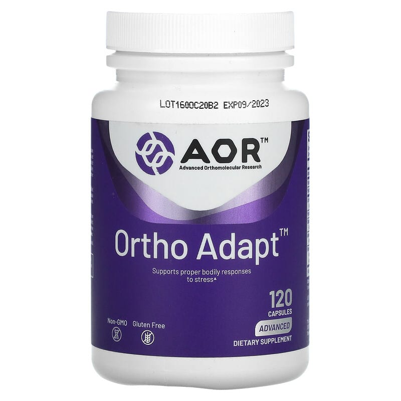 Advanced Orthomolecular Research AOR Ortho Adapt 120 Capsules 8 Thực phẩm chức năng Advanced Orthomolecular Research AOR Ortho Adapt 120 Capsules 624917080131