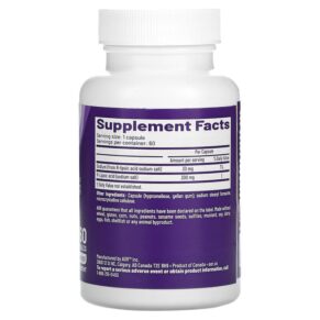 Thực phẩm bổ sung Advanced Orthomolecular Research AOR R-Lipoic Acid 300 mg 60 Vegetarian Capsules 624917082890