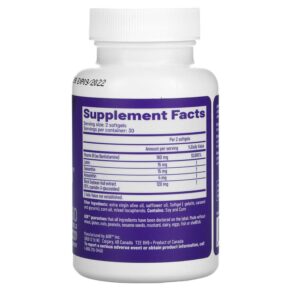 Thực phẩm bổ sung Advanced Orthomolecular Research AOR Vision Support II 60 Softgels 624917081770