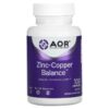 Thực phẩm chức năng Advanced Orthomolecular Research AOR Zinc-Copper Balance 100 Capsules 624917082913