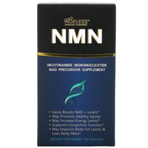 Thực phẩm chức năng Ageless Foundation Laboratories NMN NAD Precursor Supplement 130 mg 60 Capsules 860001321104