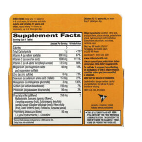 Thực phẩm bổ sung AirBorne Immune Support Supplement Very Berry 10 Effervescent Tablets 647865100942