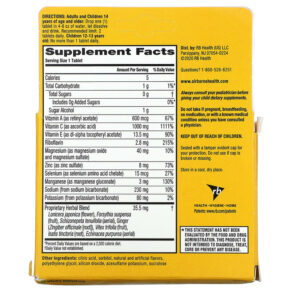 AirBorne Immune Support Supplement Zesty Orange 2 Tubes 10 Effervescent Tablets Each 3 Thực phẩm bổ sung AirBorne Immune Support Supplement Zesty Orange 2 Tubes 10 Effervescent Tablets Each 647865962984