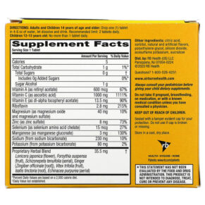 Thực phẩm bổ sung AirBorne Immune Support Supplement Zesty Orange 3 Tubes 10 Effervescent Tablets Each 647865100300