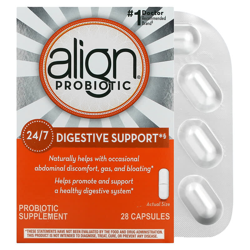Align Probiotics 24/7 Digestive Support Probiotic Supplement 28 Capsules 8 Thực phẩm chức năng Align Probiotics 24/7 Digestive Support Probiotic Supplement 28 Capsules 037000143437