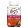 Thực phẩm chức năng Align Probiotics Dualbiotic Prebiotic + Probiotic Natural Fruit 60 Gummies 037000779377