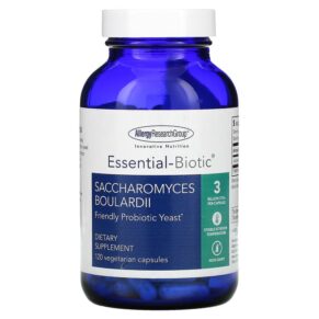 Thực phẩm chức năng Allergy Research Group Saccharomyces Boulardii Friendly Probiotic Yeast 120 Vegetarian Capsules 713947772304