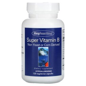 Thực phẩm chức năng Allergy Research Group Super Vitamin B Complex 120 Vegetarian Capsules 713947703407