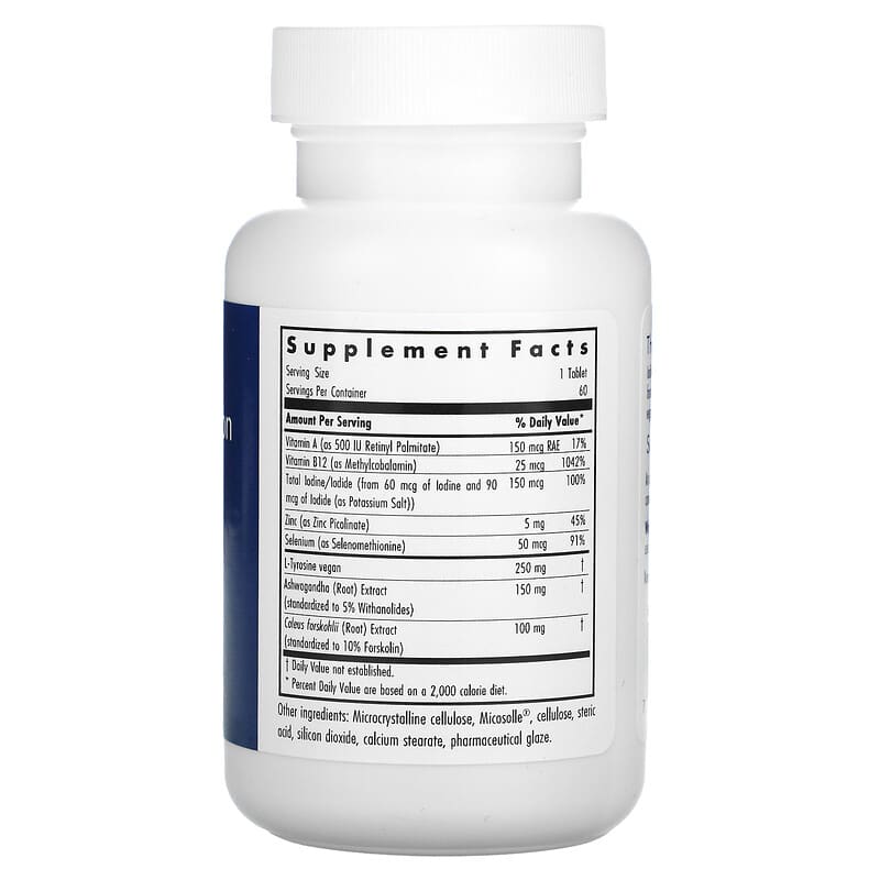 Allergy Research Group Thyroid Nutrition with Iodoral 60 Vegetarian Tablets 2 Thực phẩm bổ sung Allergy Research Group Thyroid Nutrition with Iodoral 60 Vegetarian Tablets 713947776708