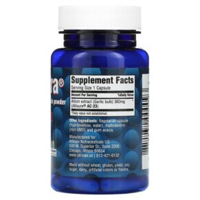 Thực phẩm bổ sung Allimax AlliUltra Capsules 360 mg 30 Capsules 872232000093