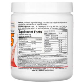 Thực phẩm bổ sung ALLMAX ACUTS Amino-Charged Energy Drink Goji Berry 7.4 oz (210 g) 665553224800