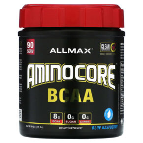 Thực phẩm chức năng ALLMAX AMINOCORE BCAA Blue Raspberry 2.1 lbs (945 g) 665553228716