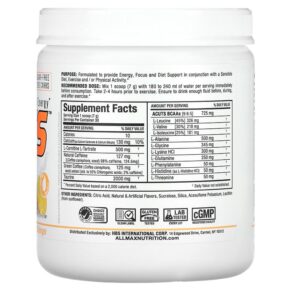 Thực phẩm bổ sung ALLMAX AMINOCUTS Peach Mango 7.4 oz (210 g) 665553229157