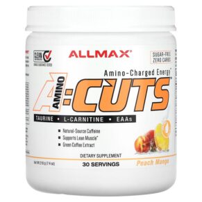 Thực phẩm chức năng ALLMAX AMINOCUTS Peach Mango 7.4 oz (210 g) 665553229157