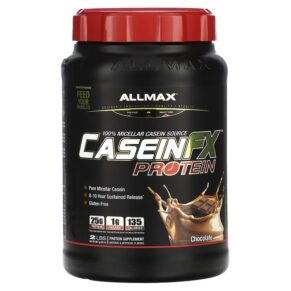 Thực phẩm chức năng ALLMAX CaseinFX 100% Casein Micellar Protein Chocolate 2 lbs (907 g) 665553202150