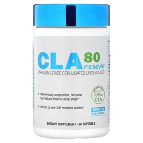 Thực phẩm chức năng ALLMAX CLA80 Femme Premium Grade Conjugated Linoleic Acid 1.000 mg 60 Softgels 665553200347