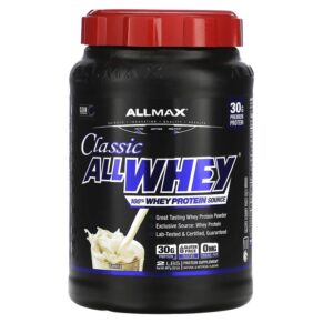 Thực phẩm chức năng ALLMAX Classic AllWhey 100% Whey Protein Vanilla 2 lbs (907 g) 665553225081