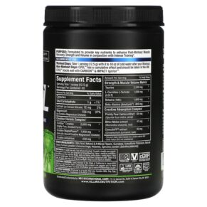 Thực phẩm bổ sung ALLMAX CVOL Post Coconut Lime Mojito 13.2 oz (375 g) 665553224862