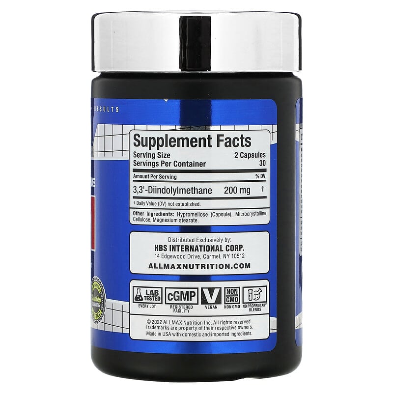 ALLMAX DIM 60 Veggie Caps 2 Thực phẩm bổ sung ALLMAX DIM 60 Veggie Caps 665553229850