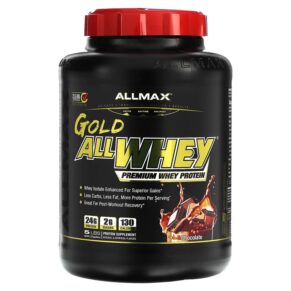 Thực phẩm chức năng ALLMAX Gold AllWhey Premium Whey Protein Chocolate 5 lbs (2.27 kg) 665553121161