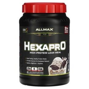 Thực phẩm chức năng ALLMAX Hexapro High-Protein Lean Meal Cookies & Cream 2 lbs (907 g) 665553228471
