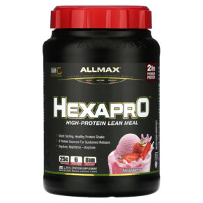 Thực phẩm chức năng ALLMAX Hexapro High-Protein Lean Meal Strawberry 2 lbs (907 g) 665553228495