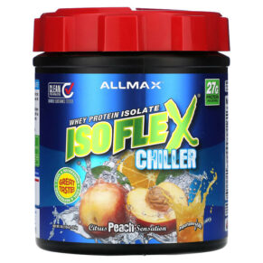 Thực phẩm chức năng ALLMAX Isoflex Chiller Whey Protein Isolate Citrus Peach Sensation 1 lb (425 g) 665553229874
