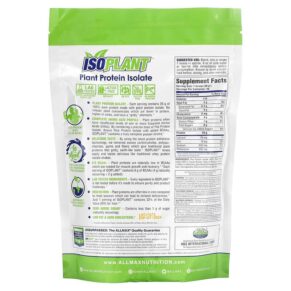 ALLMAX Isoplant Plant Protein Isolate Chocolate 10.6 oz (300 g) 3 Thực phẩm bổ sung ALLMAX Isoplant Plant Protein Isolate Chocolate 10.6 oz (300 g) 665553229591