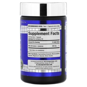 Thực phẩm bổ sung ALLMAX NAC 60 Veggie Caps 665553229638