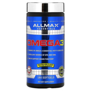 Thực phẩm chức năng ALLMAX Omega-3 180 Softgels 665553202556