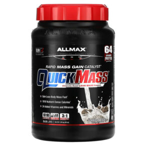 Thực phẩm chức năng ALLMAX QuickMass Rapid Mass Gain Catalyst Cookies & Cream 3.5 lbs (1.59 kg) 665553229751