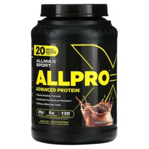 Thực phẩm chức năng ALLMAX Sport ALLPRO Advanced Protein Chocolate 3.2 lb (1.453 g) 665553229683