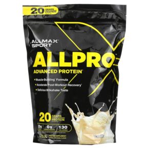 Thực phẩm chức năng ALLMAX Sport ALLPRO Advanced Protein Vanilla 1.5 lbs (680 g) 665553229676
