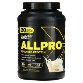 Thực phẩm chức năng ALLMAX Sport ALLPRO Advanced Protein Vanilla 3.2 lb (1.453 g) 665553229690