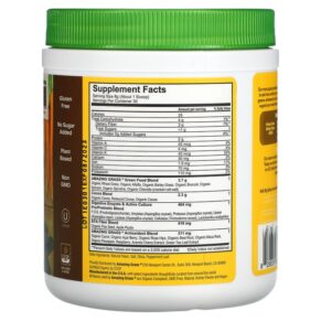 Thực phẩm bổ sung Amazing Grass Greens Blend Superfood Chocolate 8.5 oz (240 g) 829835933006