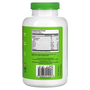 Thực phẩm bổ sung Amazing Grass Organic Wheat Grass Tablets 200 Tablets 829835012008