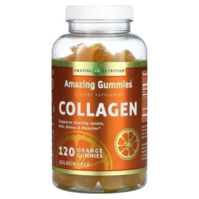 Thực phẩm chức năng Amazing Nutrition Amazing Gummies Collagen Orange 120 Gummies 810180026529