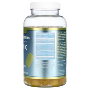 Thực phẩm bổ sung Amazing Nutrition Amazing Gummies Vitamin C & Zinc Lemon Ice Pop 120 Gummies 810180026413