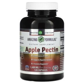 Thực phẩm chức năng Amazing Nutrition Apple Pectin 700 mg 120 Capsules 810180025546