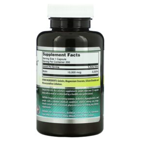 Thực phẩm bổ sung Amazing Nutrition Biotin 10.000 mcg 200 Capsules 810180020855