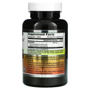 Thực phẩm bổ sung Amazing Nutrition Bromelain 500 mg 120 Tablets 810180022033
