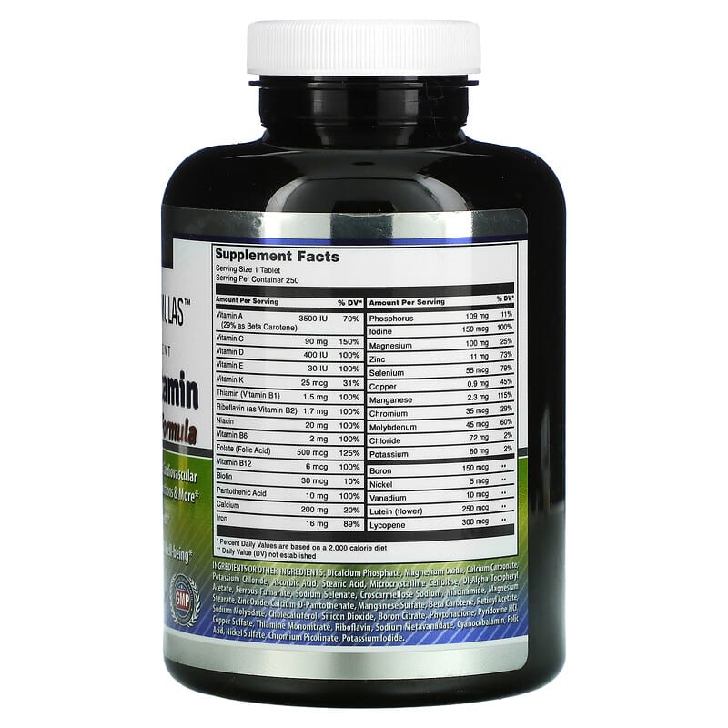 Amazing Nutrition Daily Multivitamin 250 Tablets 2 Thực phẩm bổ sung Amazing Nutrition Daily Multivitamin 250 Tablets 819209026861