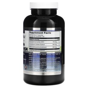 Thực phẩm bổ sung Amazing Nutrition Glucosamine Chondroitin & MSM 240 Capsules 810180023788
