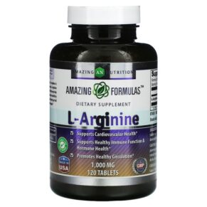Thực phẩm chức năng Amazing Nutrition L-Arginine 1.000 mg 120 Tablets 810180020602