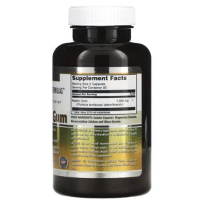 Thực phẩm bổ sung Amazing Nutrition Mastic Gum 500 mg 60 Capsules 810180021333